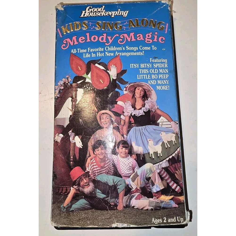 Kids Sing Along Melody Magic VHS 1990 Good Housekeeing Video GoodTimes Release